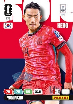 Yumin Cho South Korea Panini FIFA World Cup 2026 Adrenalyn XL #279